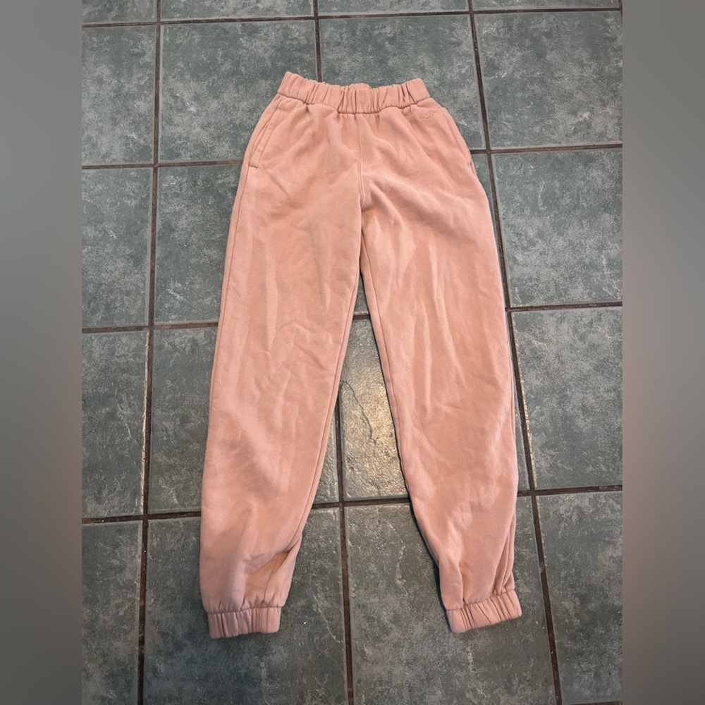 Hollister Brown Fleece Joggers